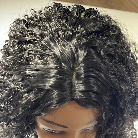 HAIR, 15-16” long, deep waves/loose curls, Afro, Black - Picture 3 of 7
